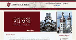 Desktop Screenshot of curtishsalumni.com